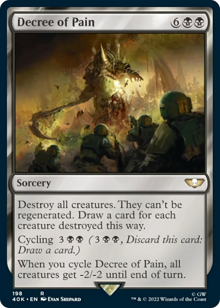 Decree of Pain (Surge Foil) [Warhammer 40,000] | Gear Gaming Bentonville