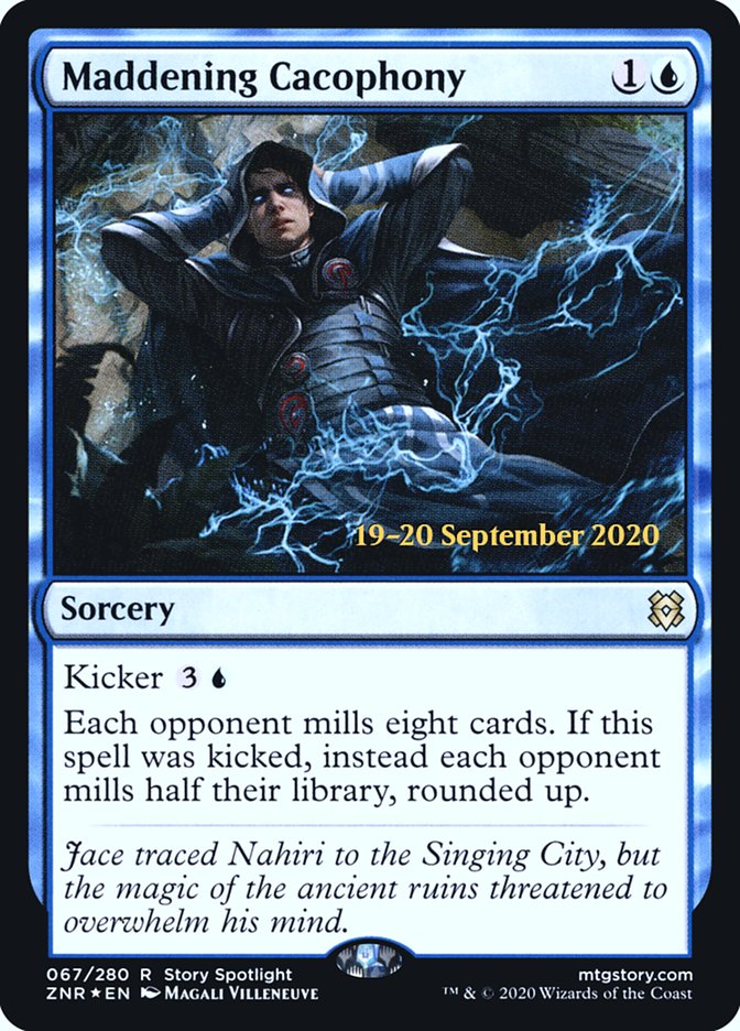Maddening Cacophony [Zendikar Rising Prerelease Promos] | Gear Gaming Bentonville