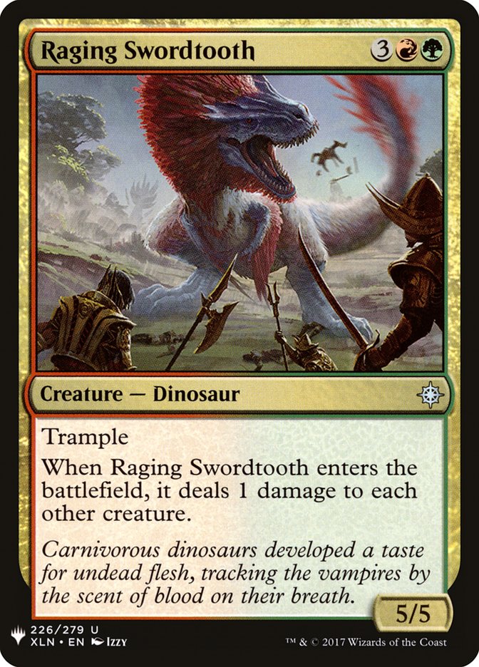 Raging Swordtooth [Mystery Booster] | Gear Gaming Bentonville