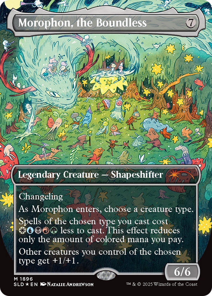 Morophon, the Boundless (Display Commander) - Thick Stock (Double Rainbow Foil) [Secret Lair Drop Series] | Gear Gaming Bentonville