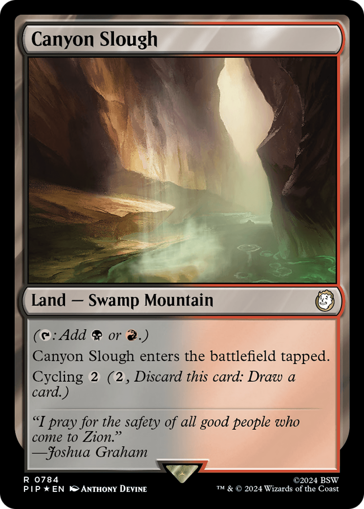 Canyon Slough (Surge Foil) [Fallout] | Gear Gaming Bentonville