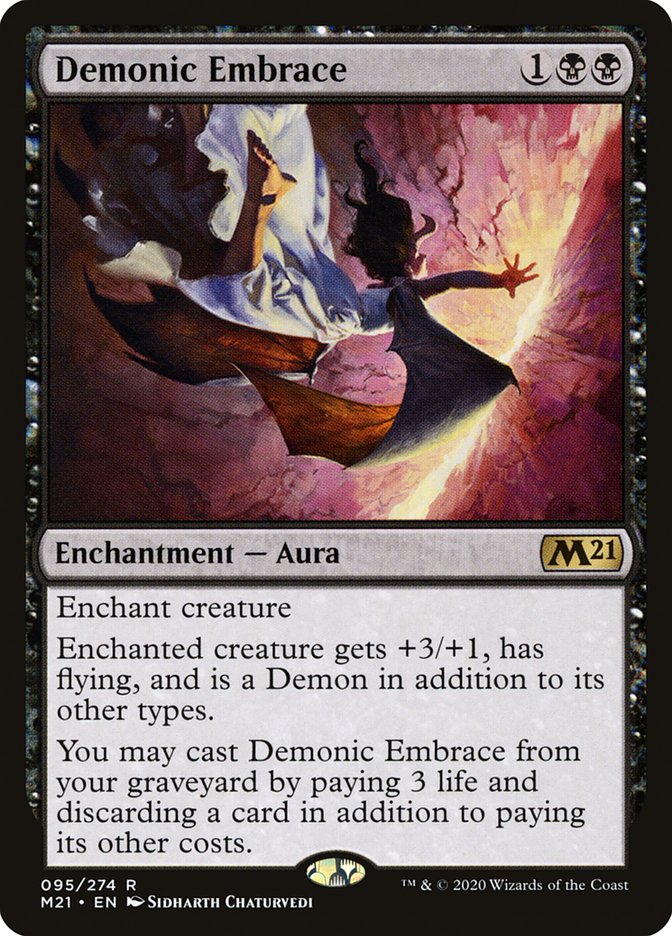Demonic Embrace [Core Set 2021] | Gear Gaming Bentonville
