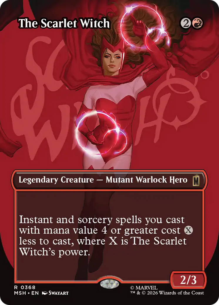 The Scarlet Witch (Borderless) [Marvel Super Heroes] | Gear Gaming Bentonville
