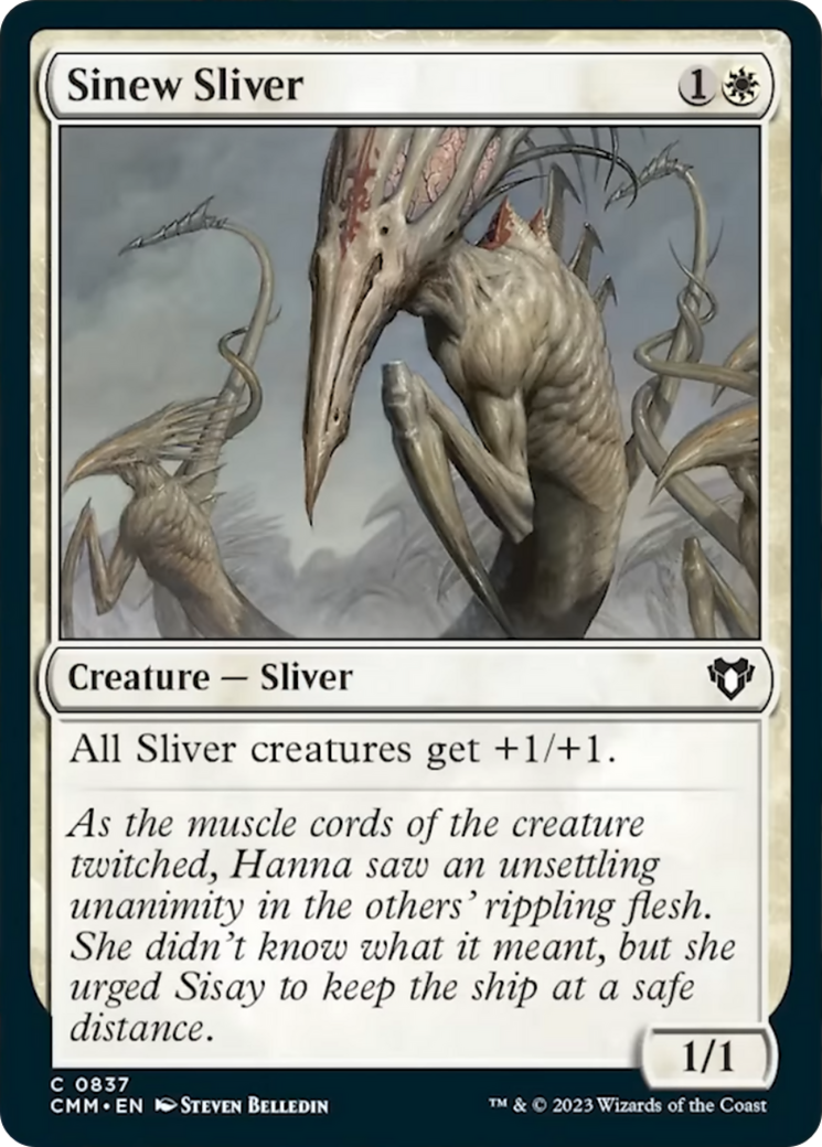 Sinew Sliver [Commander Masters] | Gear Gaming Bentonville