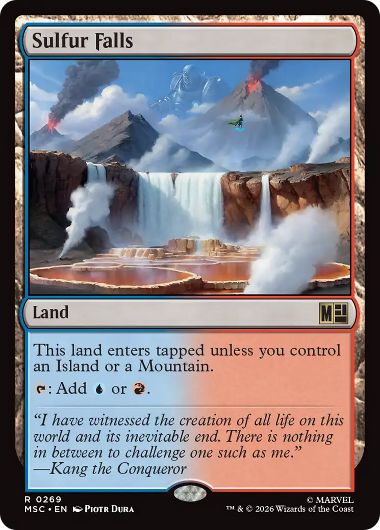 Sulfur Falls [Marvel Super Heroes Commander] | Gear Gaming Bentonville