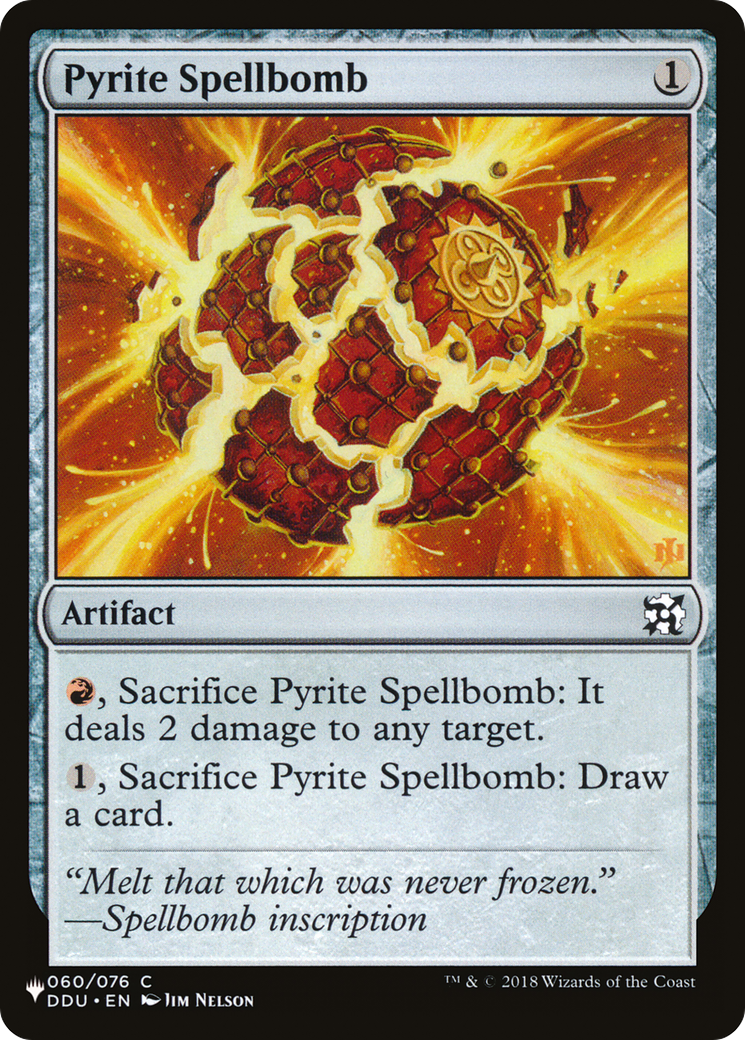 Pyrite Spellbomb [The List Reprints] | Gear Gaming Bentonville