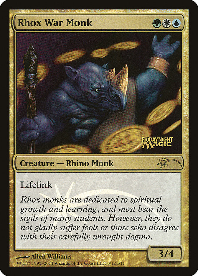 Rhox War Monk [Friday Night Magic 2011] | Gear Gaming Bentonville