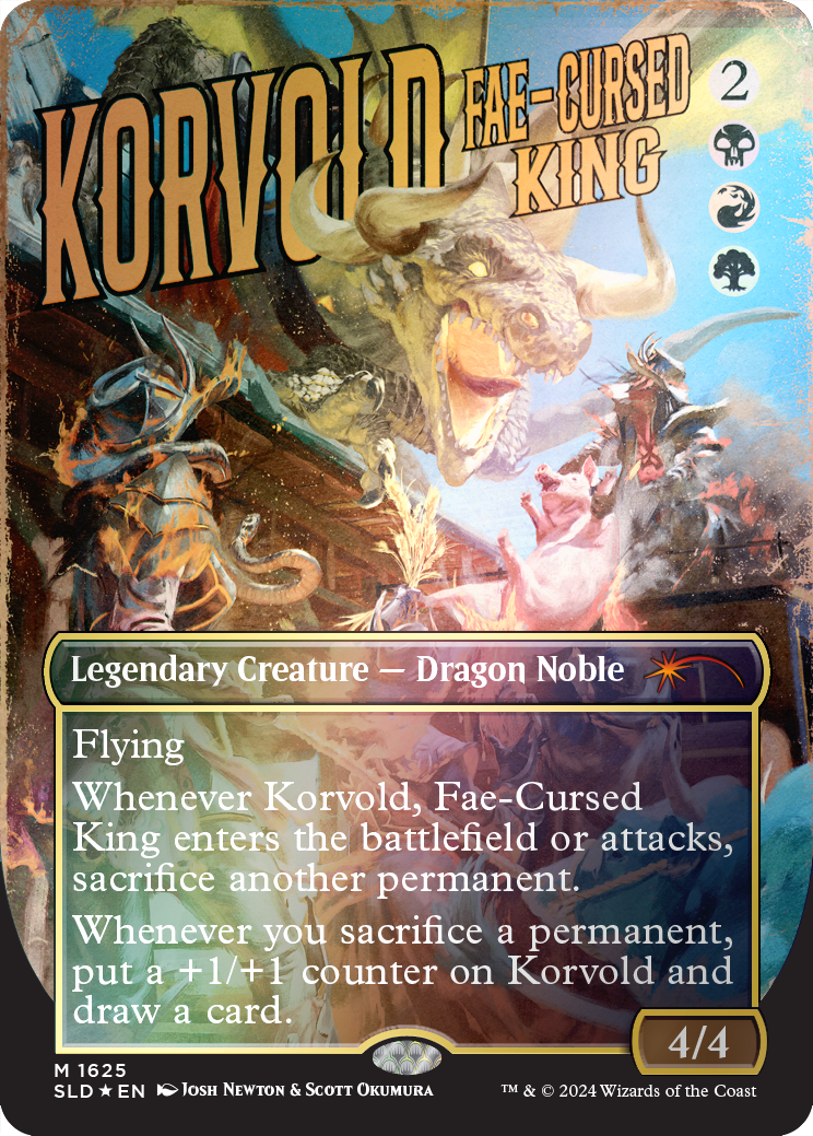 Korvold, Fae-Cursed King (Rainbow Foil) [Secret Lair Drop Series] | Gear Gaming Bentonville