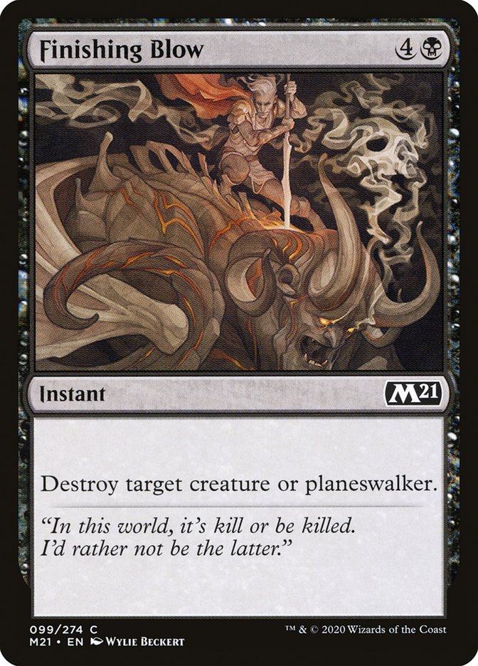 Finishing Blow [Core Set 2021] | Gear Gaming Bentonville