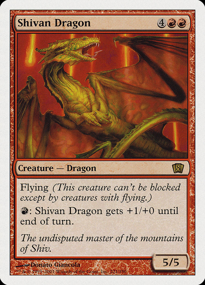 Shivan Dragon [Eighth Edition] | Gear Gaming Bentonville