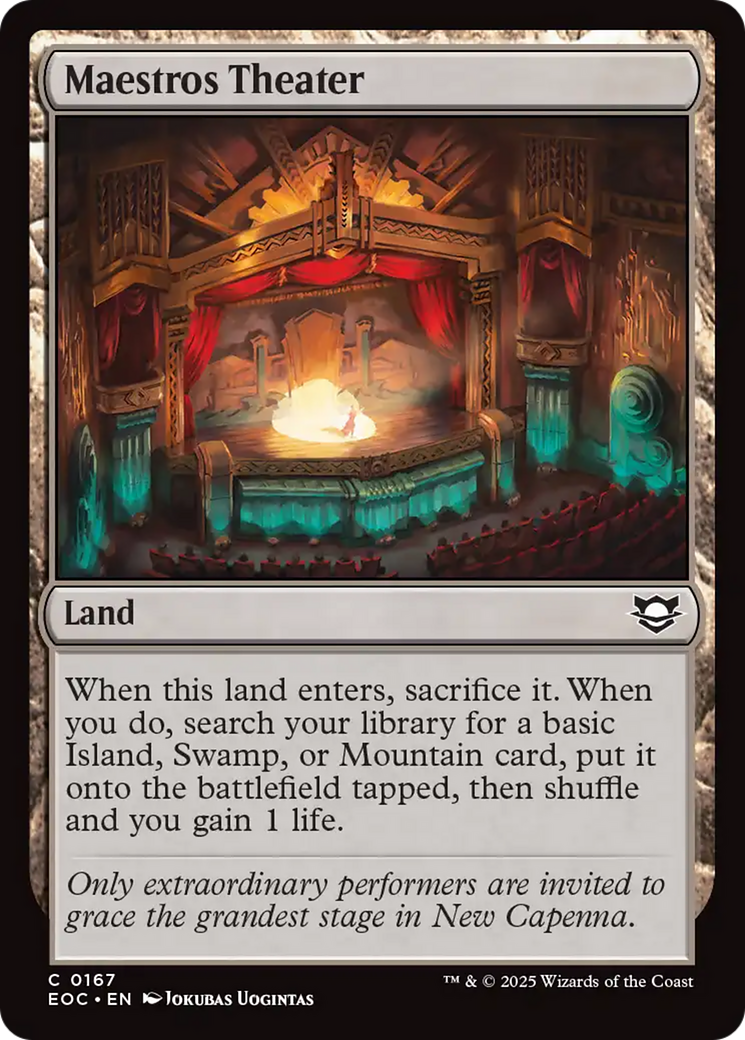 Maestros Theater [Edge of Eternities Commander] | Gear Gaming Bentonville