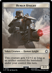 Human Knight // Copy Double-Sided Token [Fallout Tokens] | Gear Gaming Bentonville