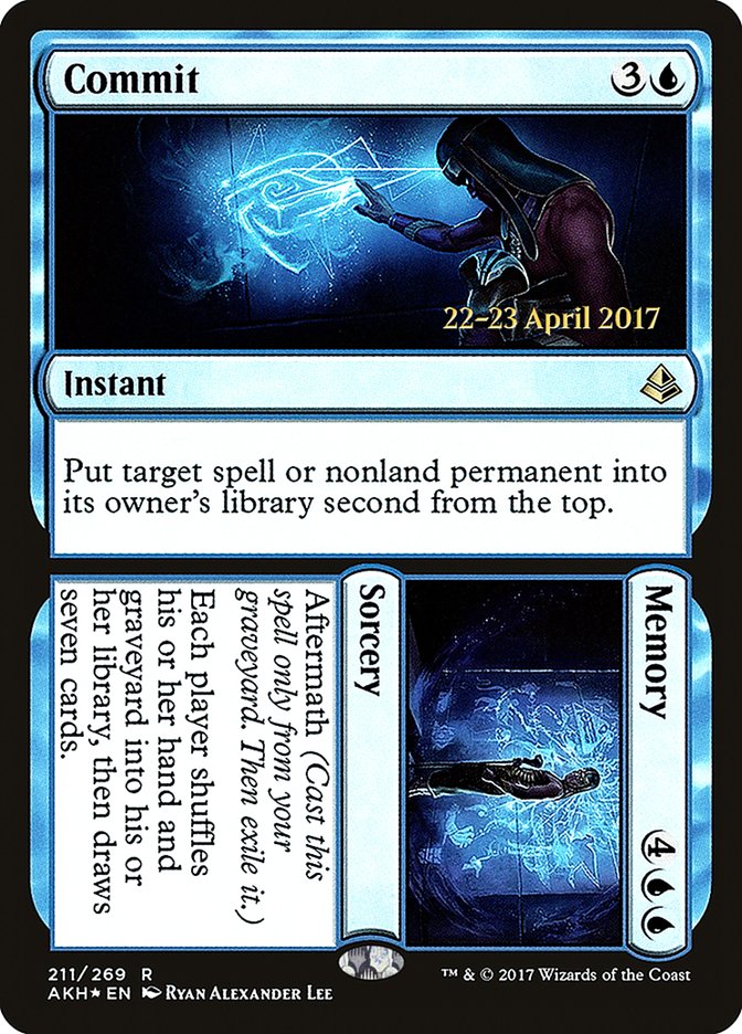 Commit // Memory [Amonkhet Prerelease Promos] | Gear Gaming Bentonville