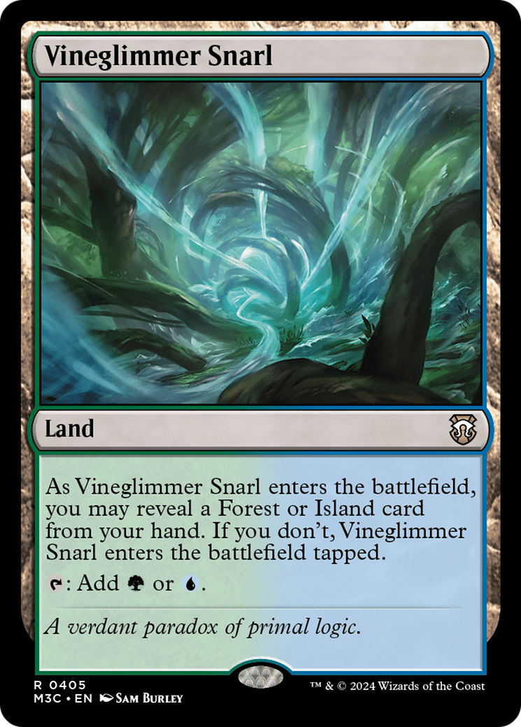 Vineglimmer Snarl (Ripple Foil) [Modern Horizons 3 Commander] | Gear Gaming Bentonville