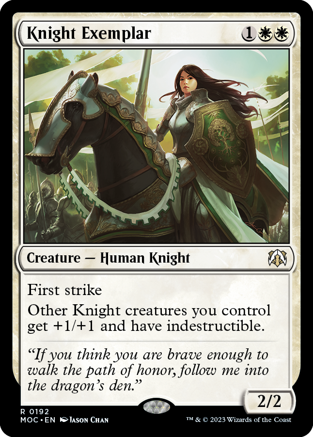 Knight Exemplar [March of the Machine Commander] | Gear Gaming Bentonville