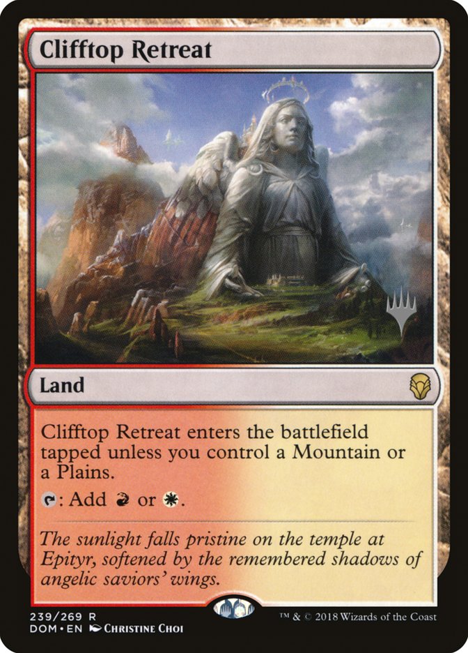 Clifftop Retreat (Promo Pack) [Dominaria Promos] | Gear Gaming Bentonville