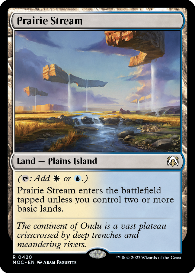 Prairie Stream [March of the Machine Commander] | Gear Gaming Bentonville