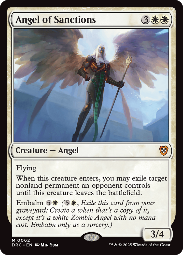 Angel of Sanctions [Aetherdrift Commander] | Gear Gaming Bentonville