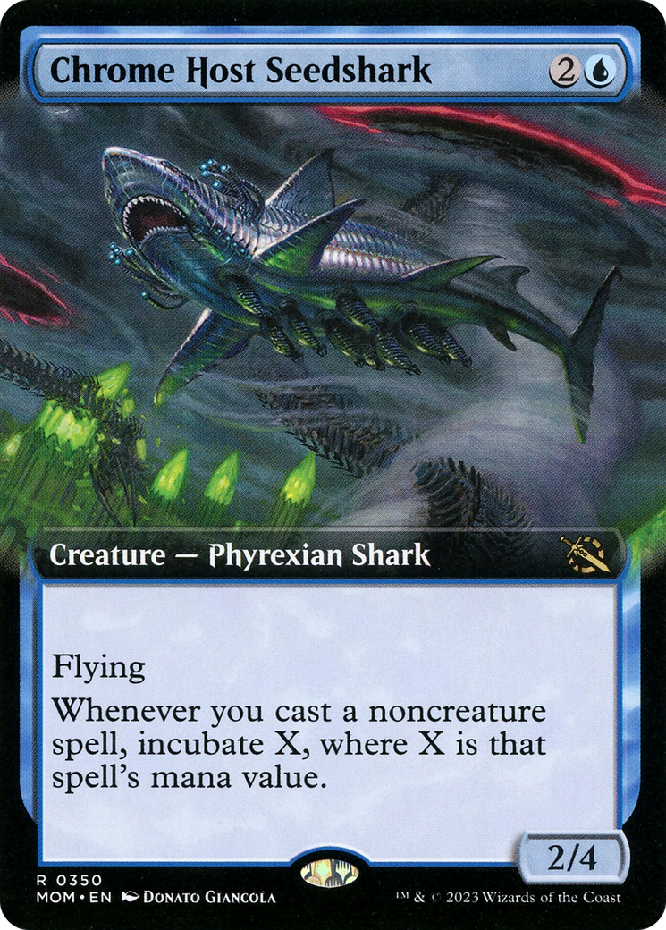 Chrome Host Seedshark (Extended Art) [March of the Machine] | Gear Gaming Bentonville