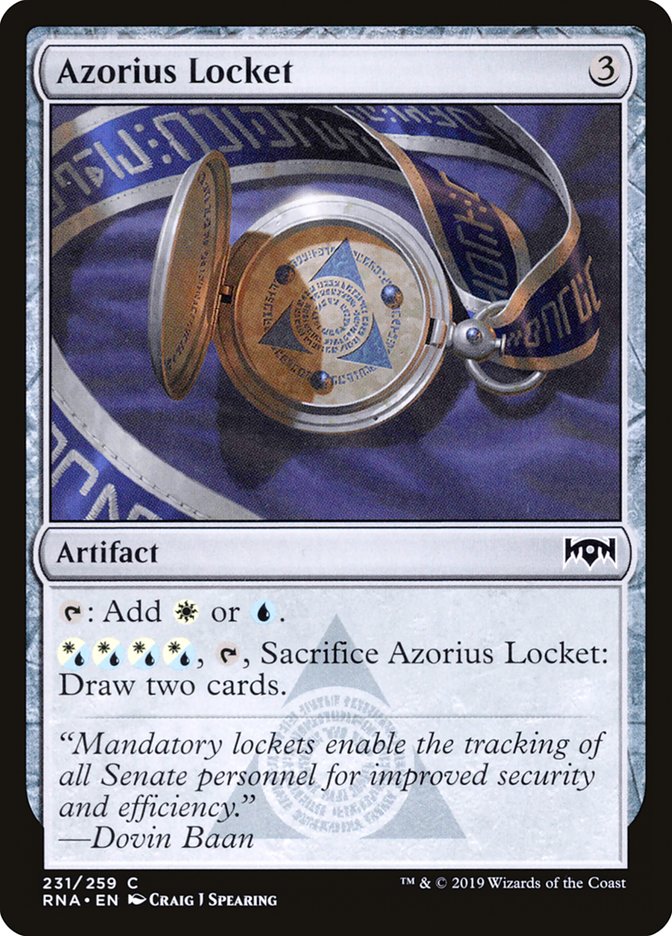 Azorius Locket [Ravnica Allegiance] | Gear Gaming Bentonville