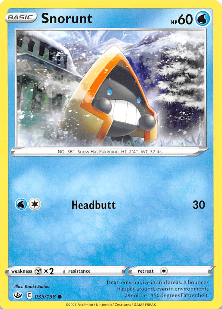 Snorunt (035/198) [Sword & Shield: Chilling Reign] | Gear Gaming Bentonville