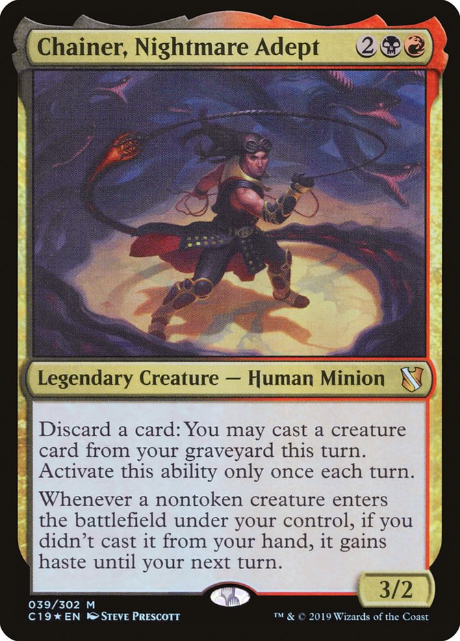 Chainer, Nightmare Adept [Commander 2019] | Gear Gaming Bentonville