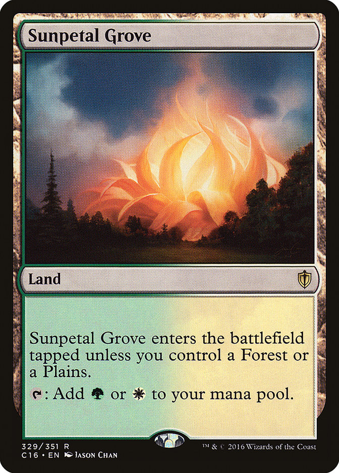 Sunpetal Grove [Commander 2016] | Gear Gaming Bentonville