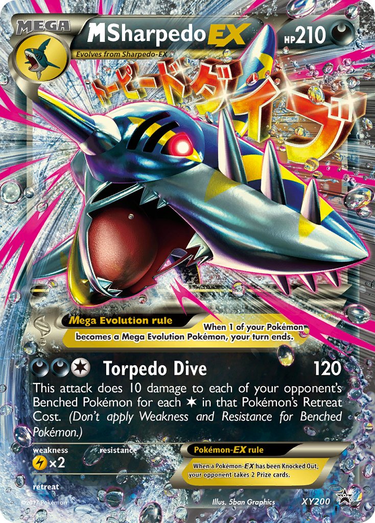 M Sharpedo EX (XY200) [XY: Black Star Promos] | Gear Gaming Bentonville