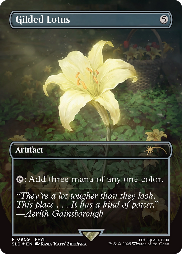 Gilded Lotus (Rainbow Foil) (909) [Secret Lair Drop Series] | Gear Gaming Bentonville