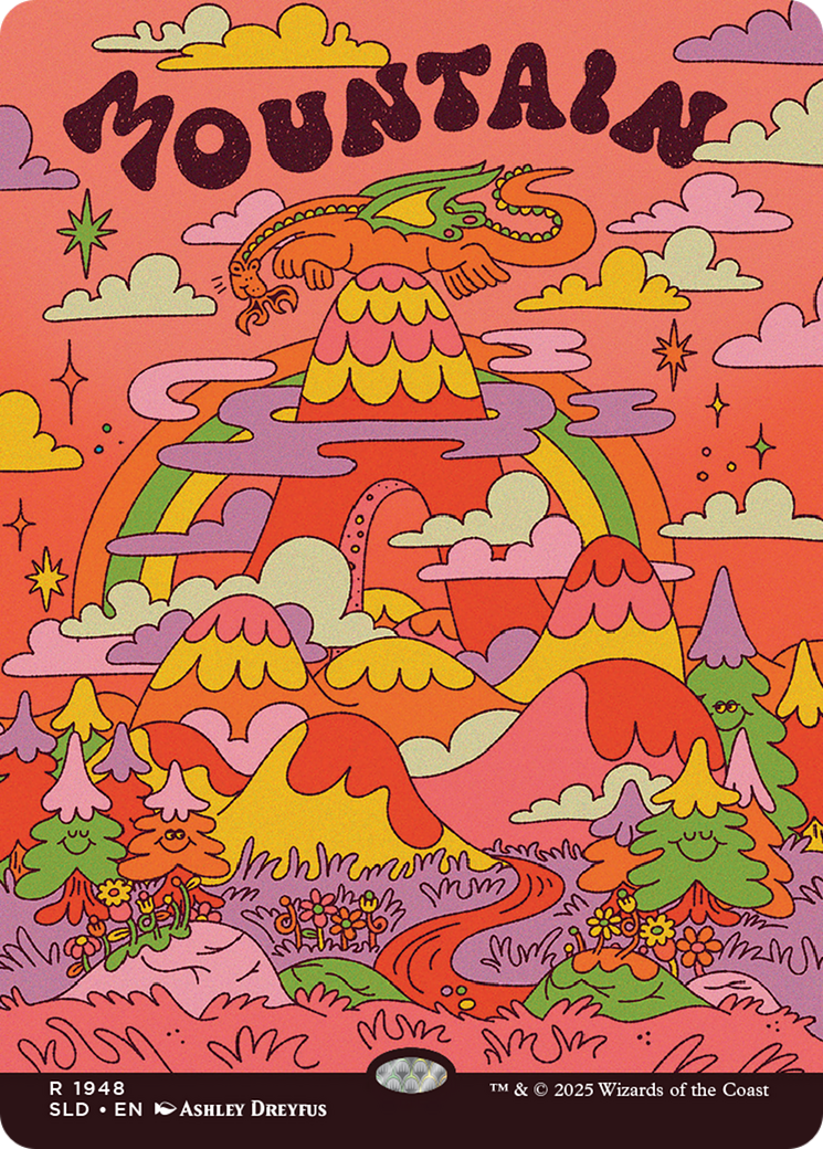 Mountain (1948) (Rainbow Foil) [Secret Lair Drop Series] | Gear Gaming Bentonville
