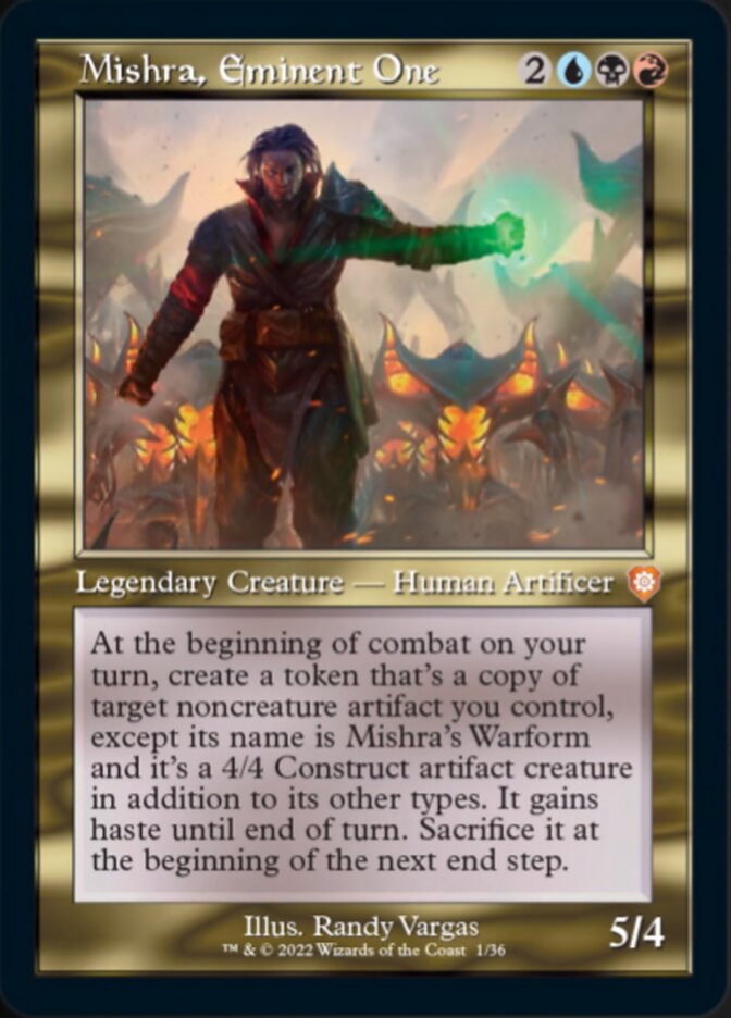 Mishra, Eminent One (001) (Retro) [The Brothers' War Commander] | Gear Gaming Bentonville