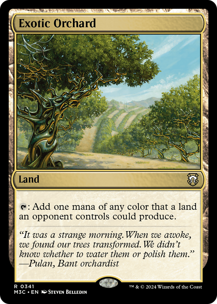 Exotic Orchard (Ripple Foil) [Modern Horizons 3 Commander] | Gear Gaming Bentonville