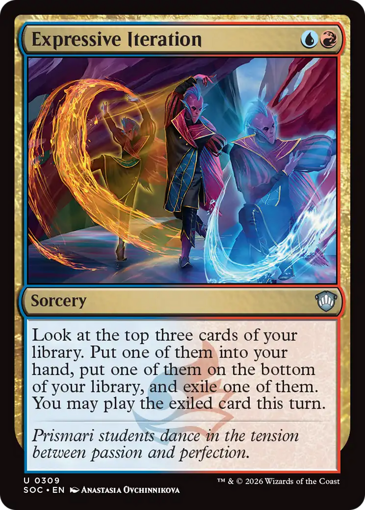 Expressive Iteration [Secrets of Strixhaven Commander] | Gear Gaming Bentonville