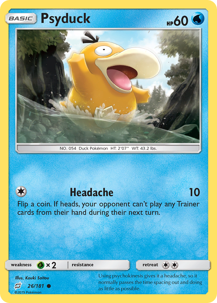Psyduck (26/181) [Sun & Moon: Team Up] | Gear Gaming Bentonville