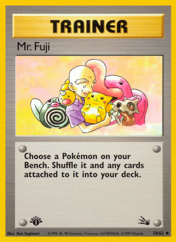 Mr. Fuji (58/62) [Fossil 1st Edition] | Gear Gaming Bentonville