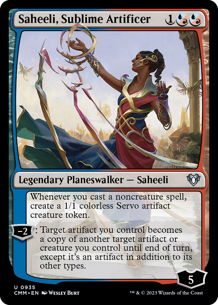 Saheeli, Sublime Artificer [Commander Masters] | Gear Gaming Bentonville