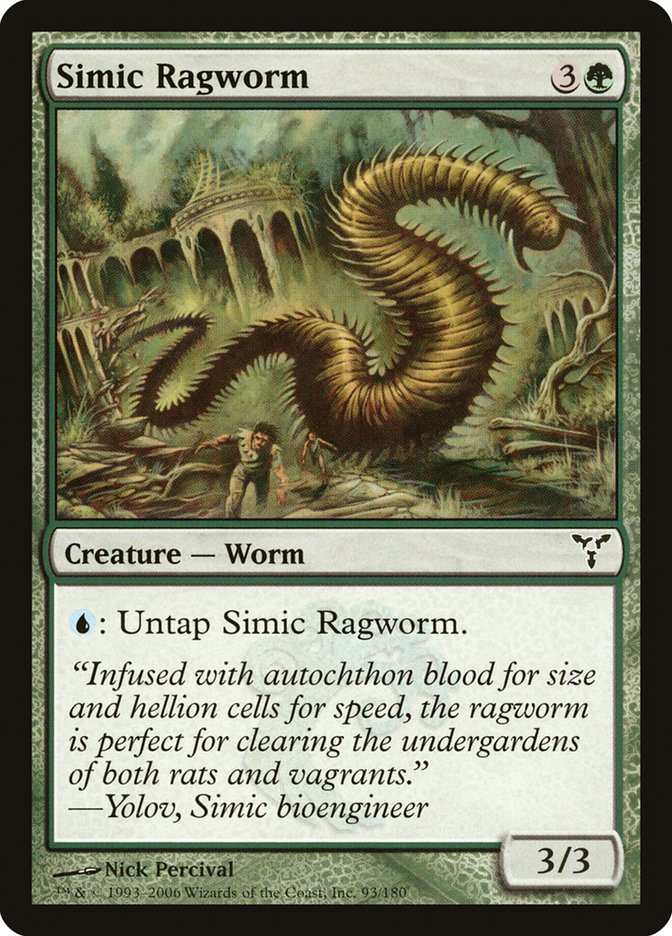Simic Ragworm [Dissension] | Gear Gaming Bentonville