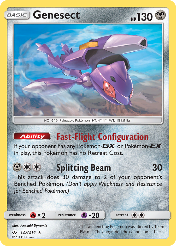Genesect (127/214) [Sun & Moon: Unbroken Bonds] | Gear Gaming Bentonville