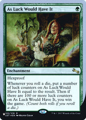 As Luck Would Have It (Unfinity Foil Edition) [The List] | Gear Gaming Bentonville