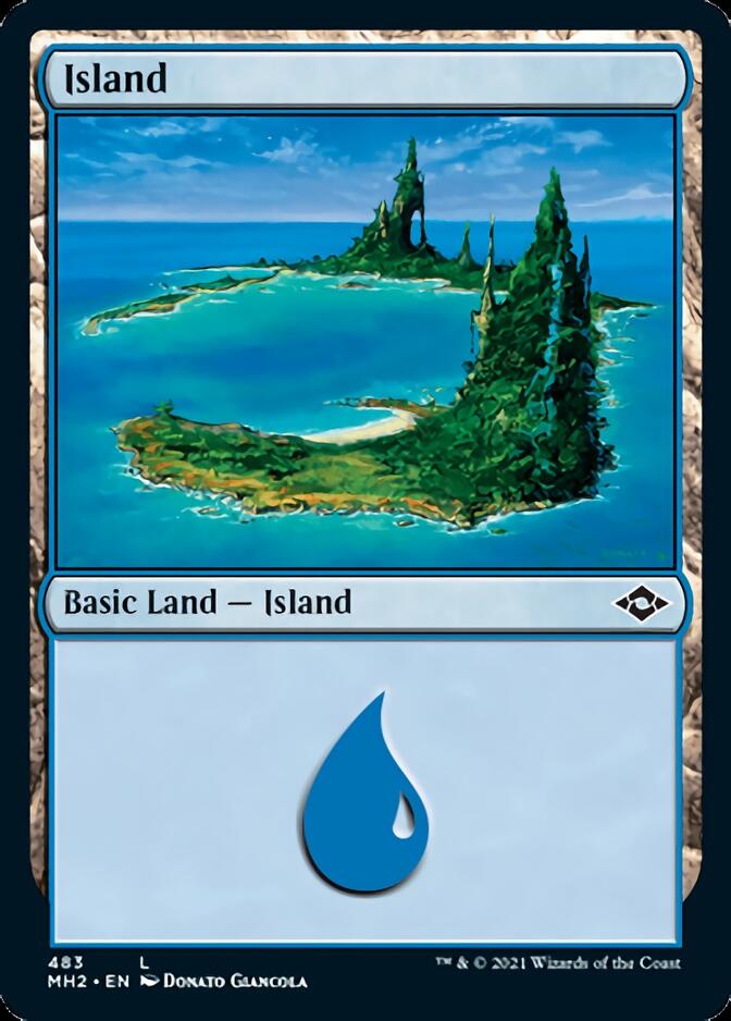 Island (483) (Foil Etched) [Modern Horizons 2] | Gear Gaming Bentonville