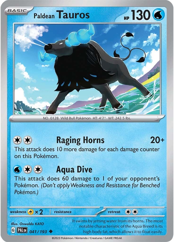 Paldean Tauros (041/193) [Scarlet & Violet: Paldea Evolved] | Gear Gaming Bentonville