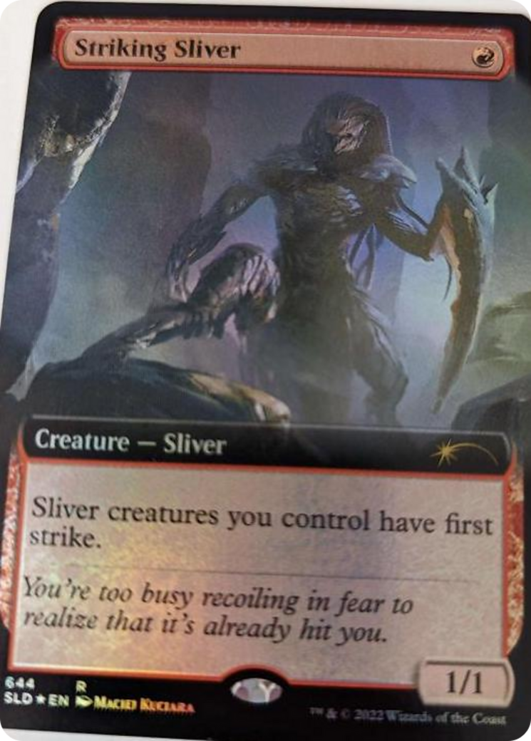 Striking Sliver (Extended Art) [Secret Lair Drop Series] | Gear Gaming Bentonville