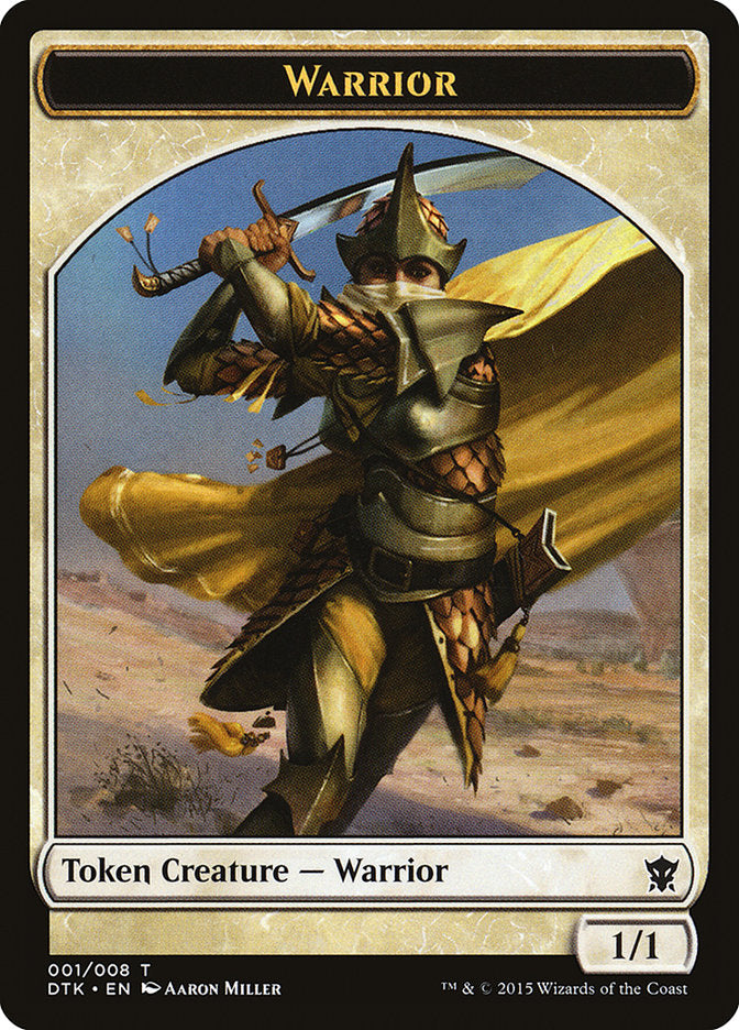 Warrior Token [Dragons of Tarkir Tokens] | Gear Gaming Bentonville