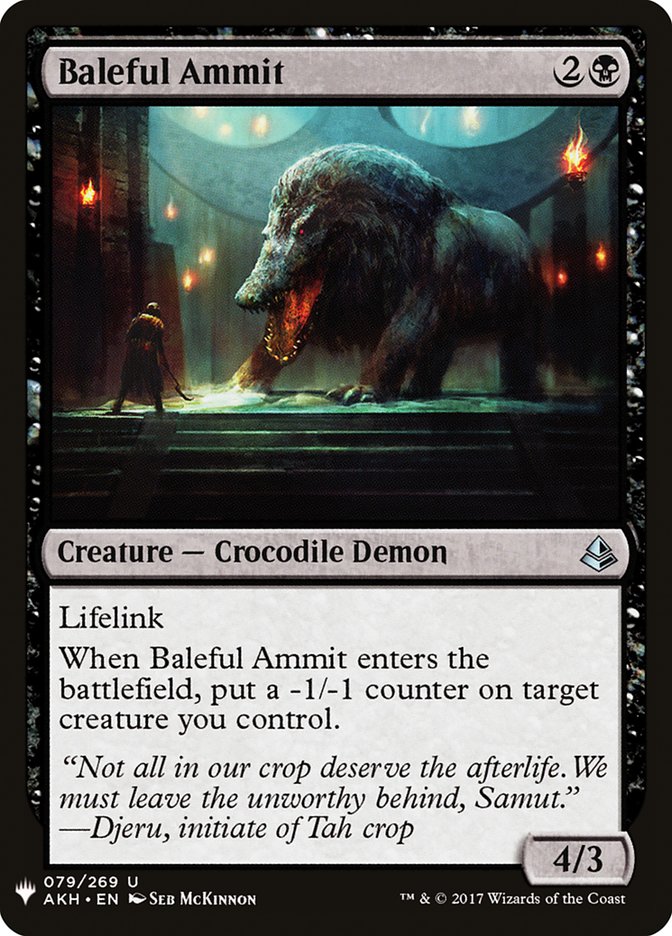 Baleful Ammit [Mystery Booster] | Gear Gaming Bentonville