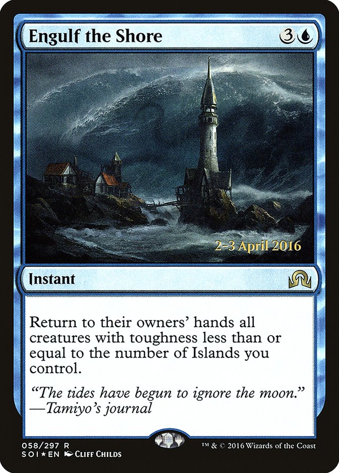 Engulf the Shore [Shadows over Innistrad Prerelease Promos] | Gear Gaming Bentonville