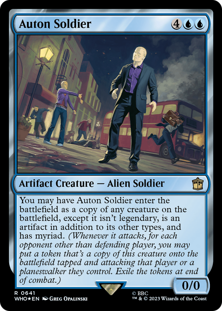 Auton Soldier (Surge Foil) [Doctor Who] | Gear Gaming Bentonville