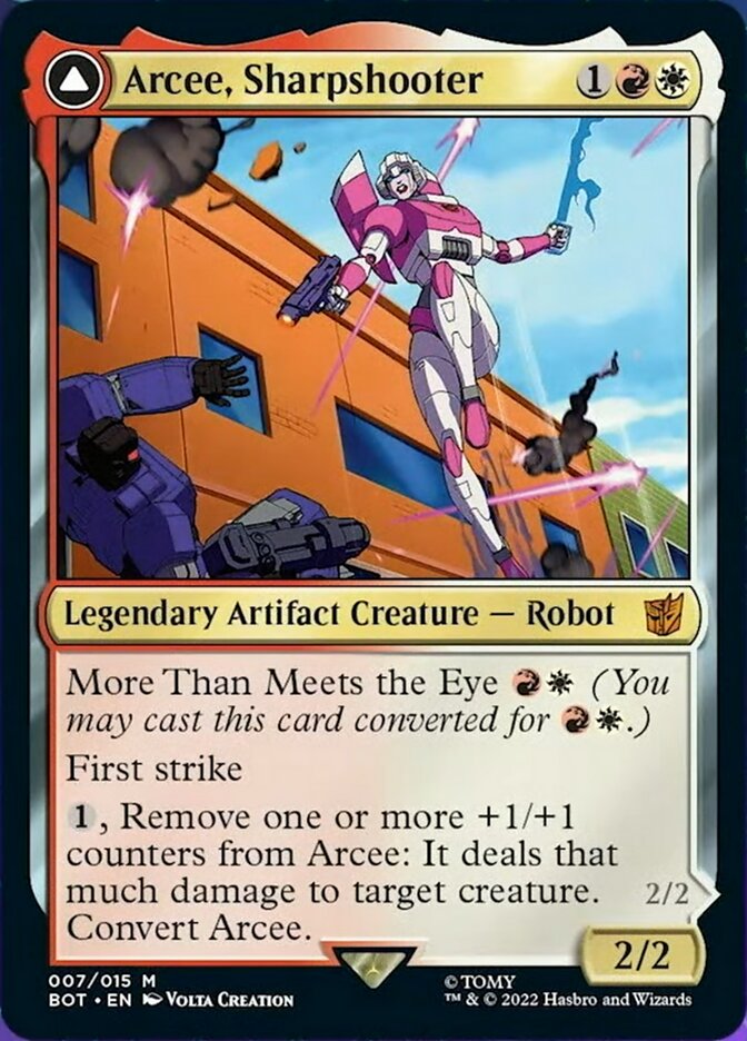 Arcee, Sharpshooter // Arcee, Acrobatic Coupe [Transformers] | Gear Gaming Bentonville