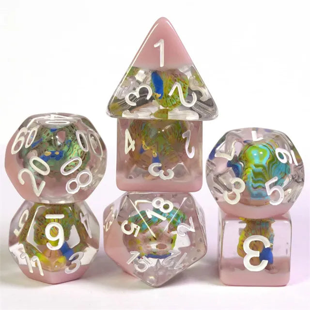 Peacock 7pcs Dice Set | Gear Gaming Bentonville