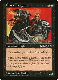 Black Knight (Oversized) [Oversize Cards] | Gear Gaming Bentonville