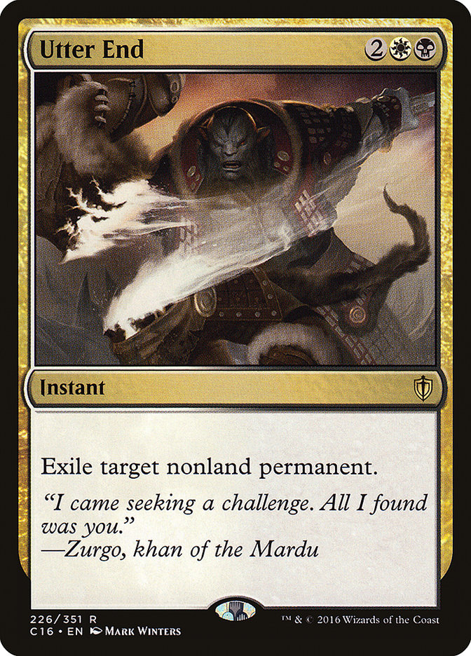 Utter End [Commander 2016] | Gear Gaming Bentonville